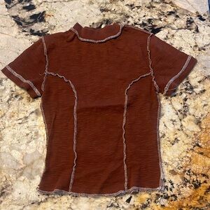 BDG Urban Outfitters reverse stitch baby tee size xs